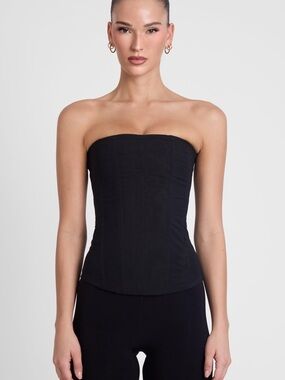 LEAU Muse Mesh Corset Top